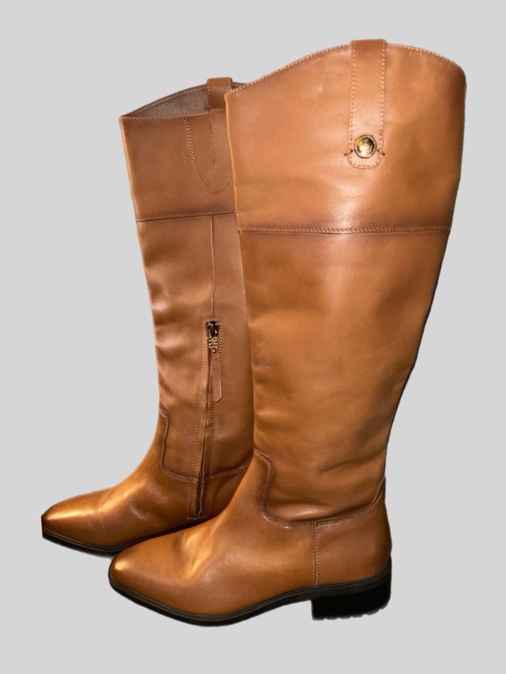 Sam Edelman DRINA WIDE CALF RIDING BOOT color New Whiskey